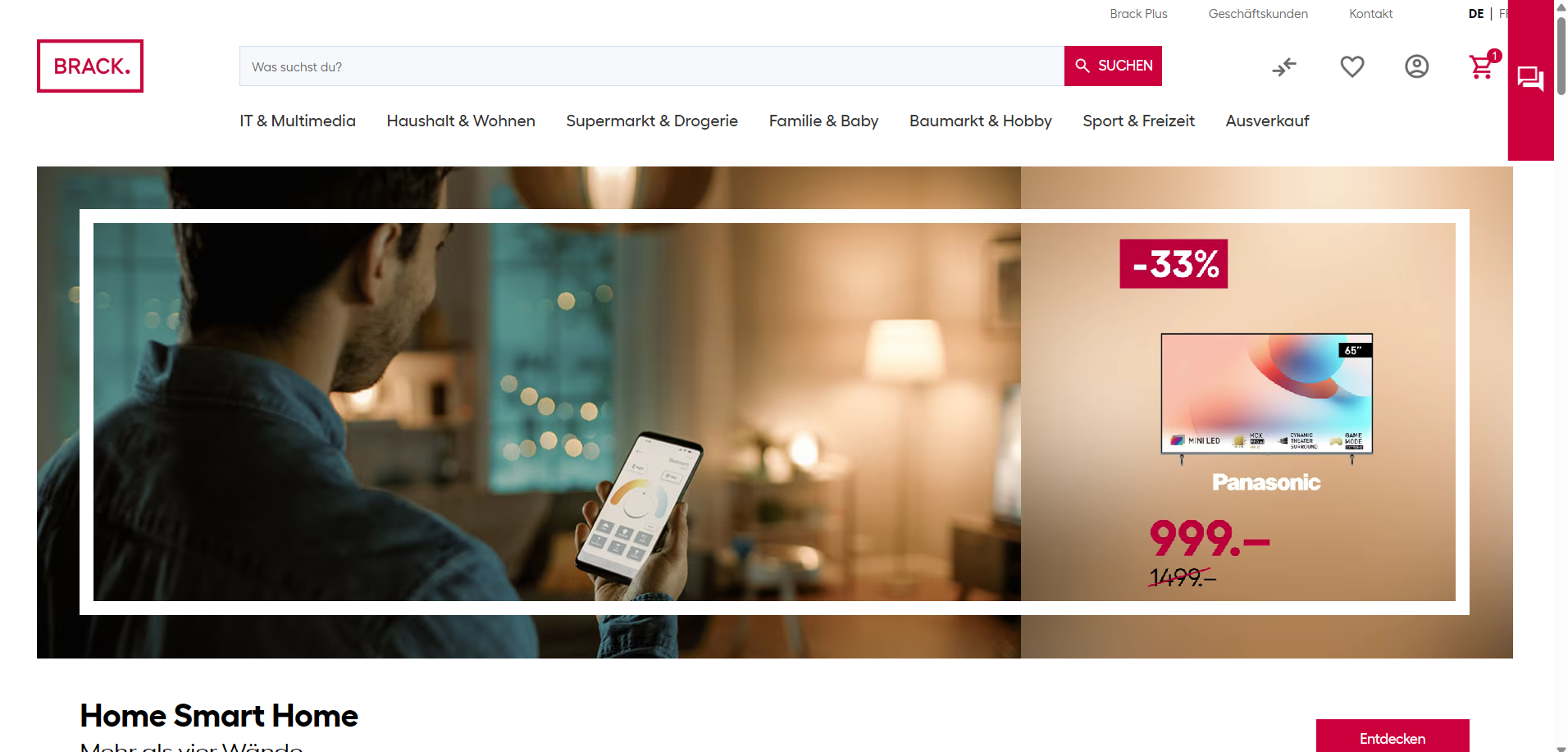 Brack.ch (e-commerce website)