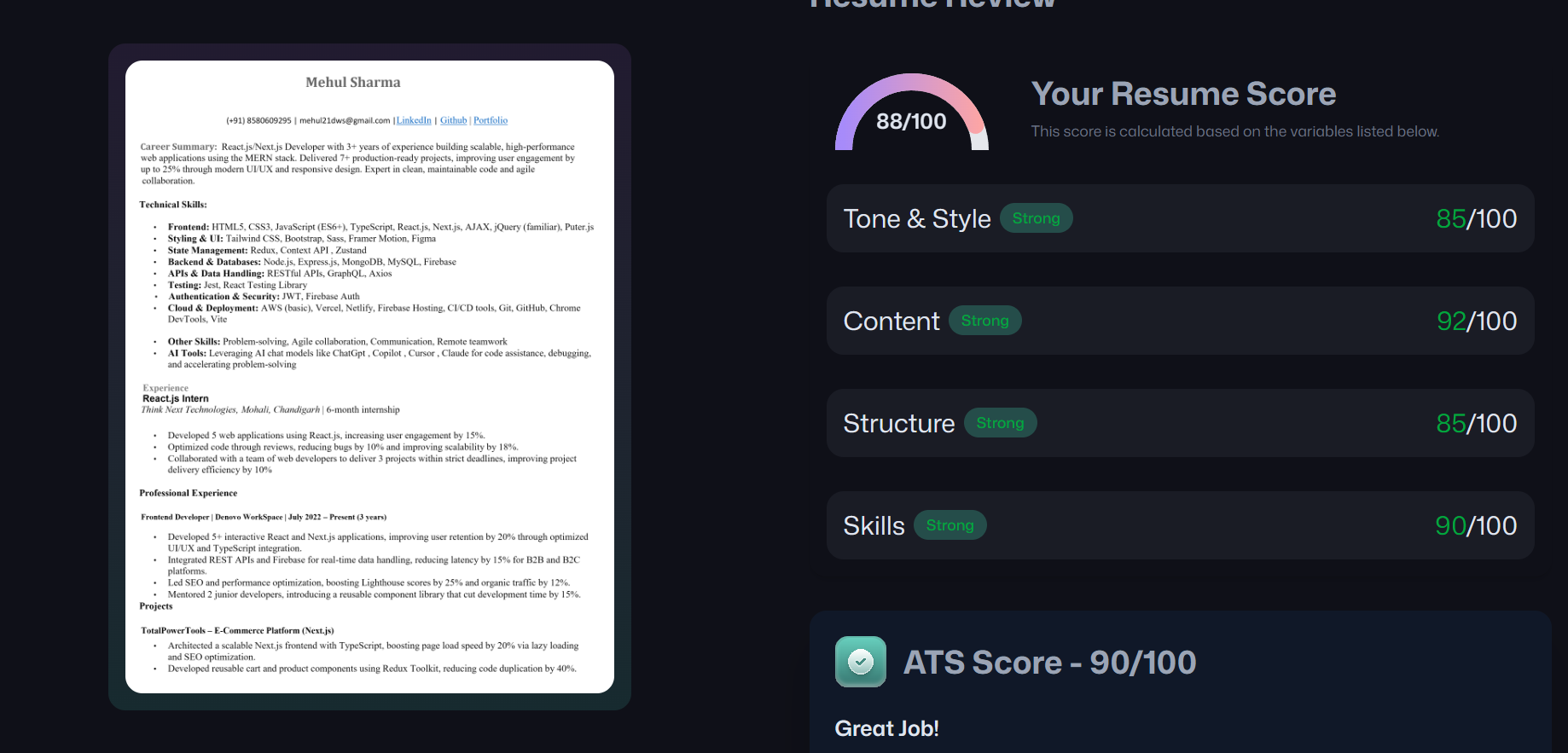 AI Resume Analyzer